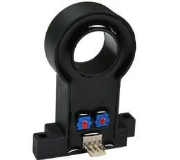 China Black Open Loop Current Transmitter For Measuring AC Signal Current factory